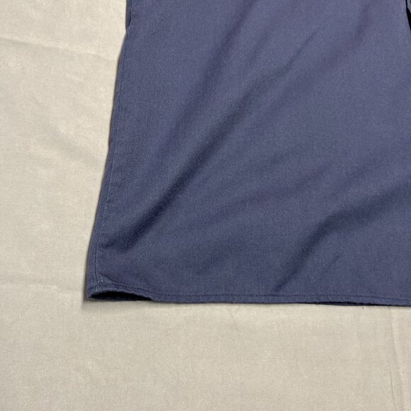 DICKIES MEN'S BLUE BUTTON UP WORK SHIRT SHORT SLEEVE SIZE 2XL 1574NV 2/12/16 - Picture 7 of 16